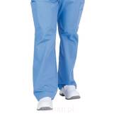 Spodnie medyczne, ochronne męskie niebieskie, masażysta
