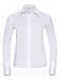 Damska koszula długi rękaw 100% bawełna Russell Z956F biała