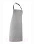 Fartuch Bez Kieszeni Premier PR150 apron zapaska szary jasny, srebrny, pale grey