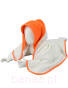 biały, pomarańczowy ręcznik dziecięcy ARB032