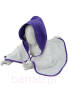 fioletowo-biały ręcznik, miękki, chłonny, dla maluszka