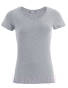 T-shirt damski V-neck dla kwiaciaek Promodoro E3086 szary