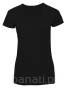Damska koszulka kr. rękaw HD - Russell Z165F, czarna