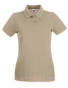 Polo damska Fruit of the loom Premium 100% bawełna F520 khaki