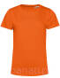 Damski T-Shirt Organic E150 B&C, pomarańczowy