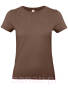 T-shirt damski B&C BCTW04T, Chocolate, czekoladowy 