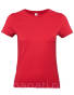 T-shirt damski B&C BCTW04T, red, czerwony